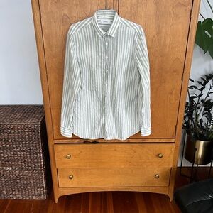 Lardini Cotton Striped Button-Up Shirt